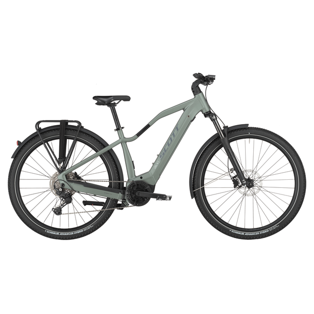 2025 Scott Axis 40 Electric Hybrid Bike In Green