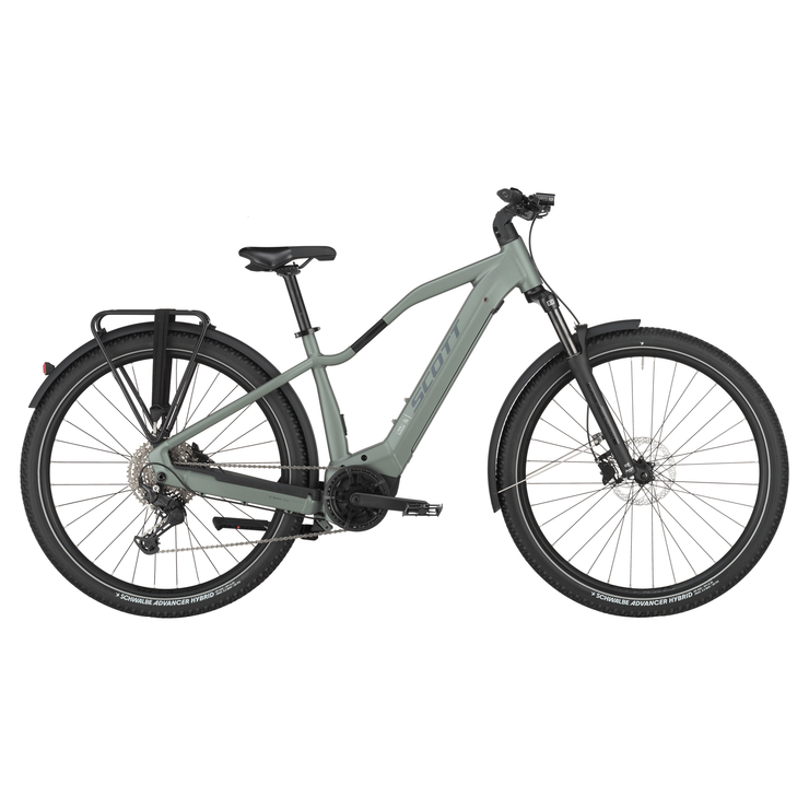 2025 Scott Axis 40 Electric Hybrid Bike In Green