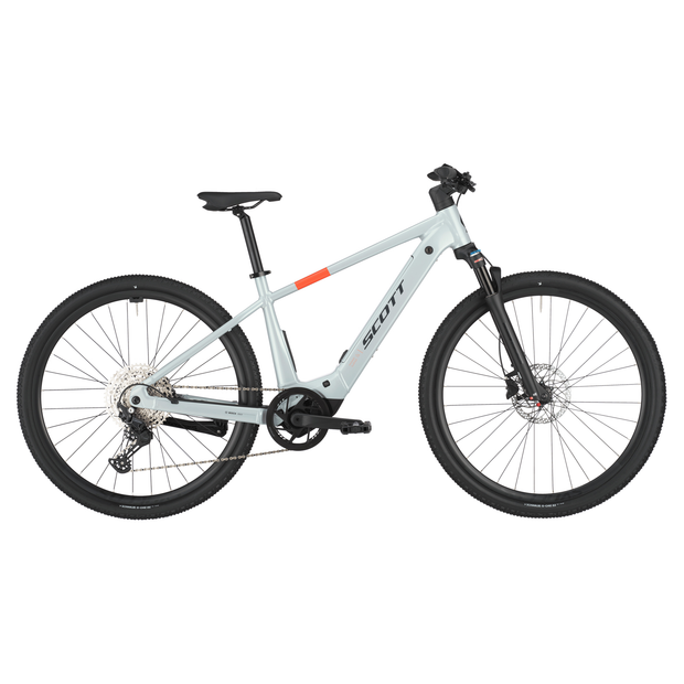 2025 Scott Passage 20 Electric Hybrid Bike In Grey