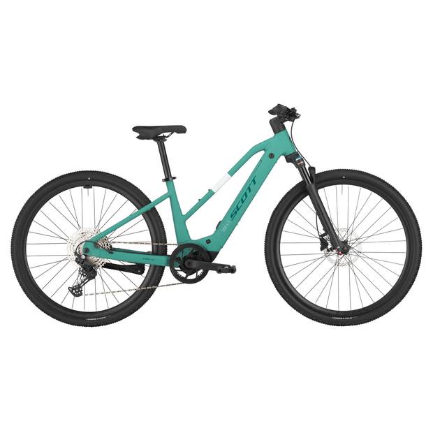 2025 Scott Passage 20 Slope Electric Hybrid Bike In Green