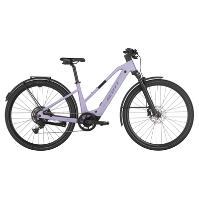 2025 Scott Passage 30 Slope Electric Hybrid Bike In Purple
