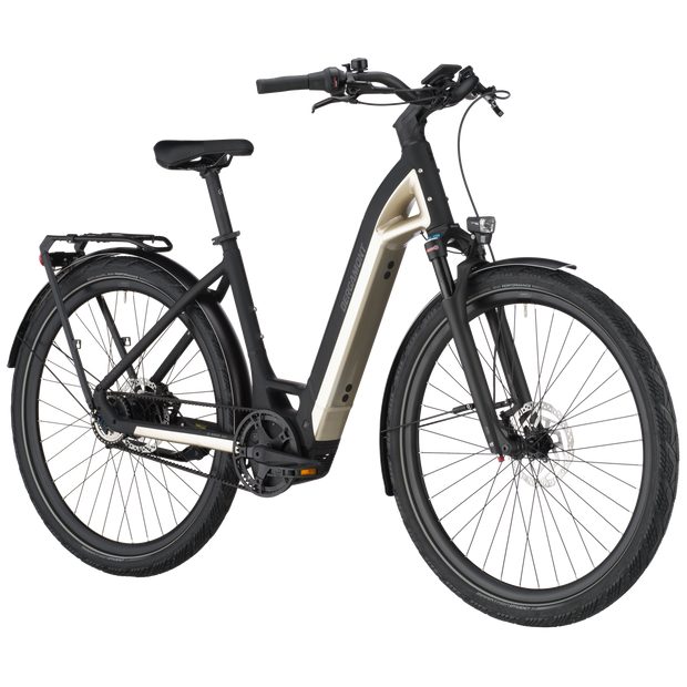 Bergamont E-Ville 20 Belt Electric Hybrid Bike In Stardust Beige