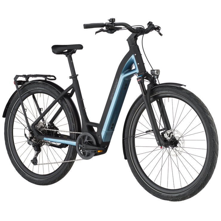 Bergamont E-Ville 30 Electric Hybrid Bike In Baltic Blue