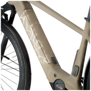 Bergamont Helix 10 Belt Electric Hybrid Bike In Warm Silver
