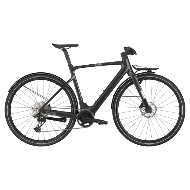 2025 Scott Silence 20 Electric Hybrid Bike In Black