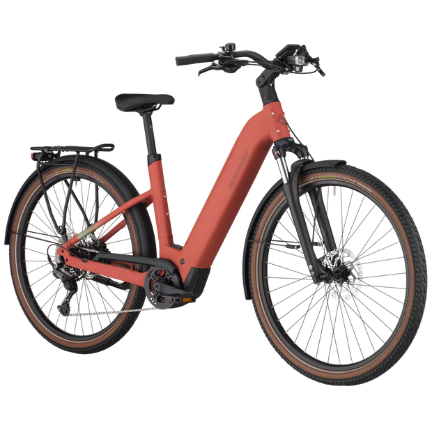 Bergamont E-Horizon Sport 20 Wave Electric Hybrid Bike In Metallic Red