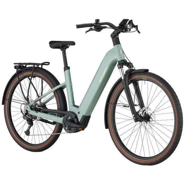 Bergamont E-Horizon Sport 20 Wave Electric Hybrid Bike In Sage Green