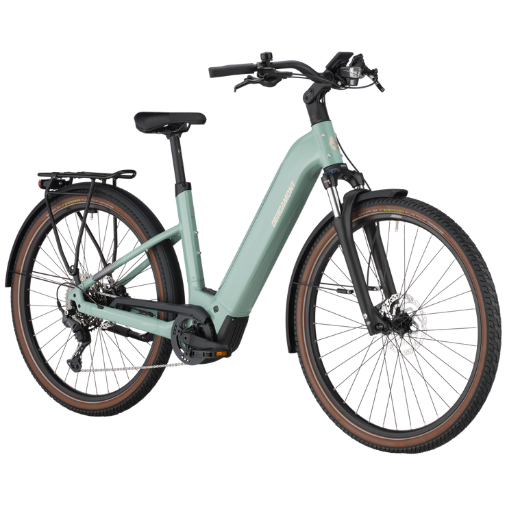 Bergamont E-Horizon Sport 20 Wave Electric Hybrid Bike In Sage Green