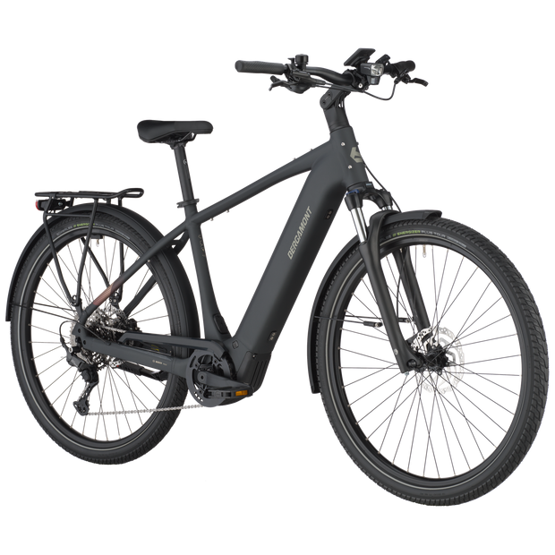Bergamont E-Horizon Sport 20 Electric Hybrid Bike In Flaky Black