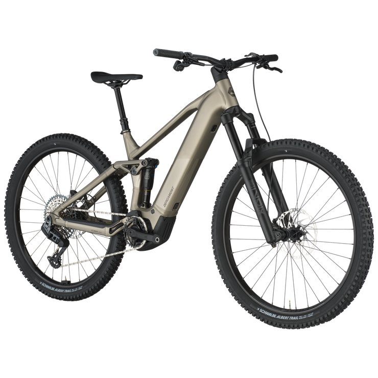 Bergamont E-Revox Fs 10 Electric Mountain Bike In Warm Silver
