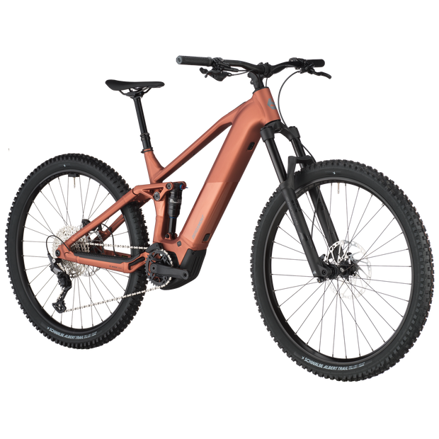 Bergamont E-Revox Fs 20 Electric Mountain Bike In Dark Red