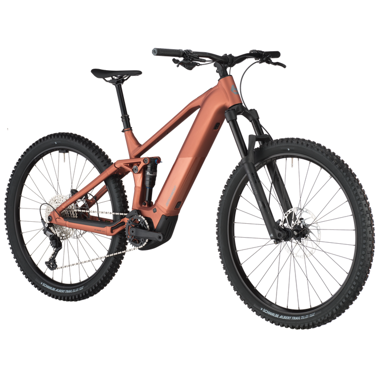 Bergamont E-Revox Fs 20 Electric Mountain Bike In Dark Red