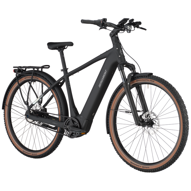Bergamont E-Horizon Suv 20 Belt Electric Hybrid Bike In Black Matt