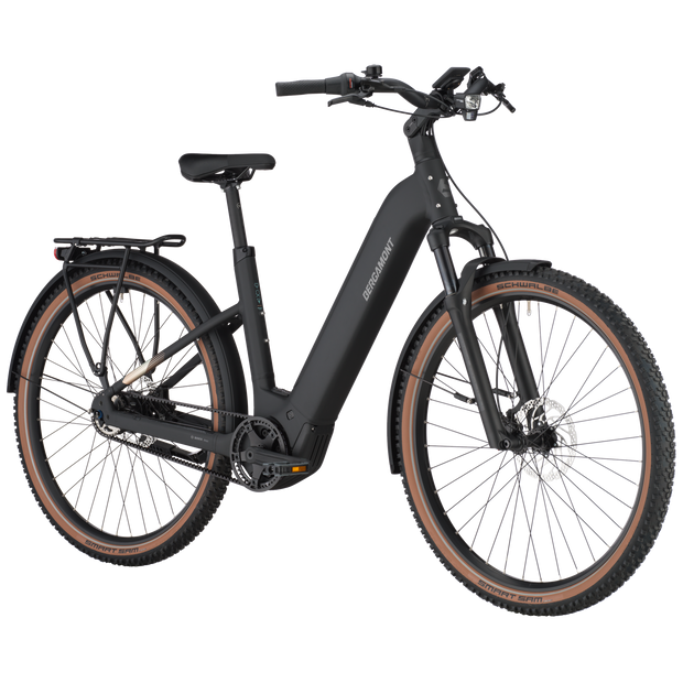 Bergamont E-Horizon Suv 20 Belt Wave Electric Hybrid Bike In Black Matt