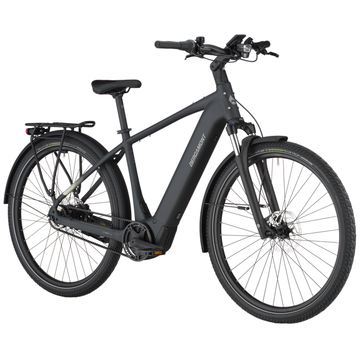 Bergamont E-Horizon Tour 20 Belt Electric Hybrid Bike In Flaky Black