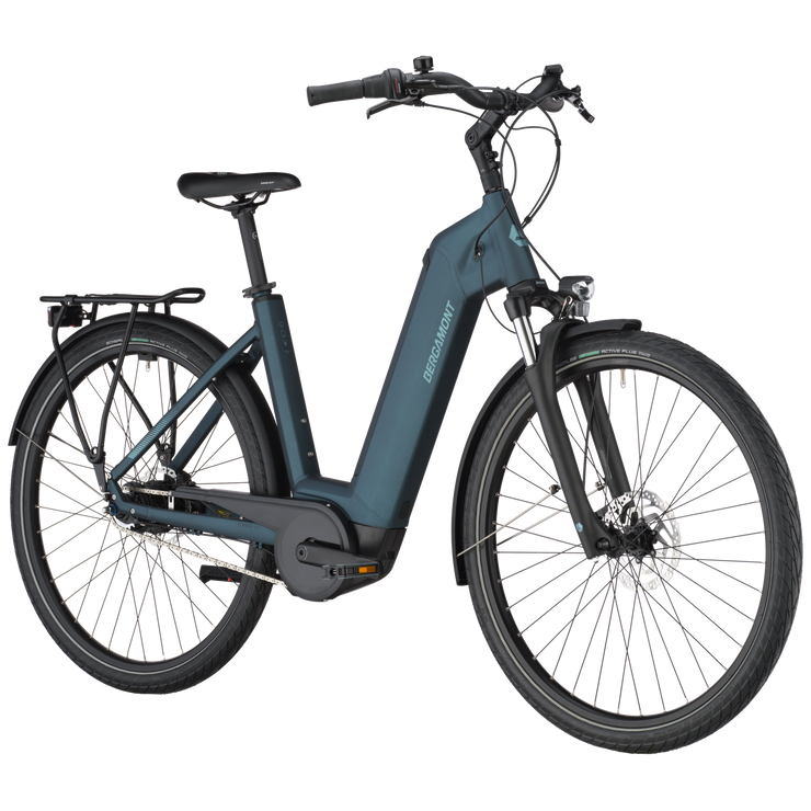 Bergamont E-Horizon Tour 40 Wave Electric Hybrid Bike In Petrol Blue