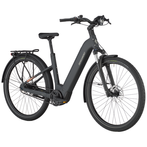 Bergamont E-Horizon Tour 20 Belt Wave Electric Hybrid Bike In Flaky Black