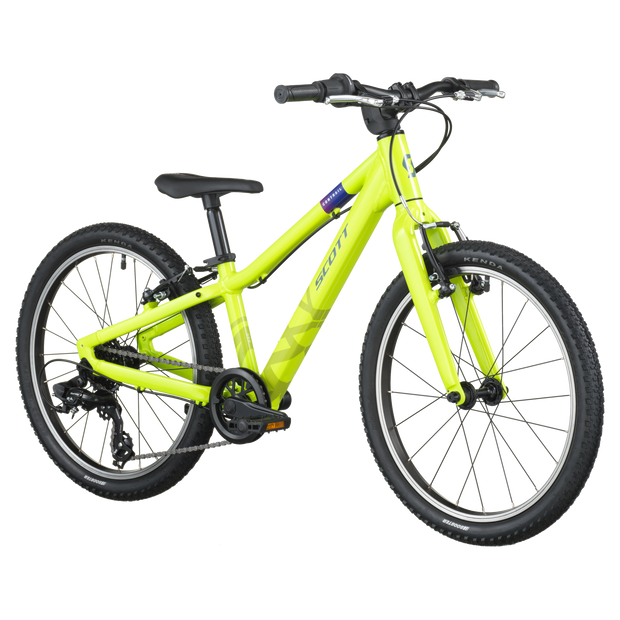 2025 Scott Contrail 200 20 Inch Kids Bike in Sulphur Green