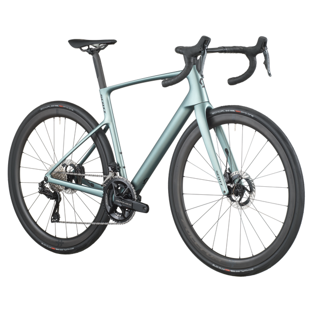 2026 Scott Addict Premium Road Bike In Whale Grey