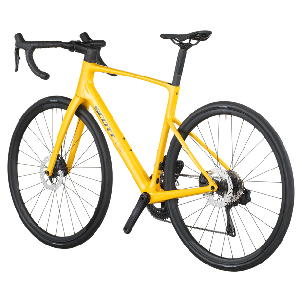 2026 Scott Addict 40 Road Bike In Vivid Yellow