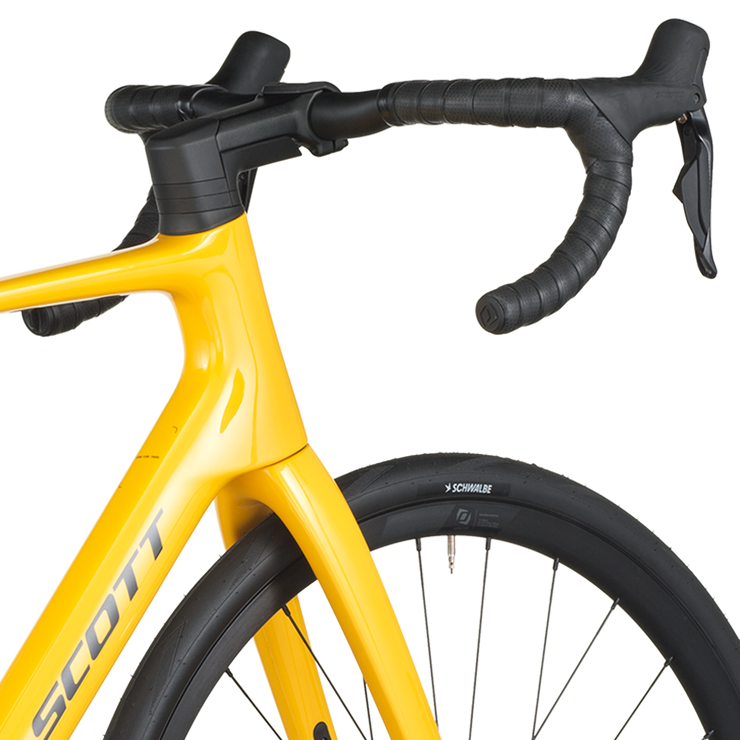 2026 Scott Addict 40 Road Bike In Vivid Yellow