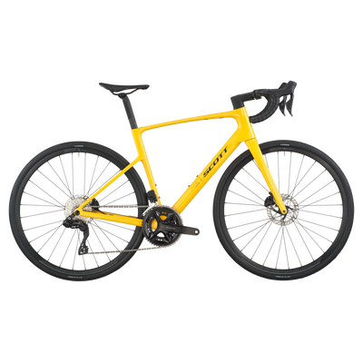 2026 Scott Addict 40 Road Bike In Vivid Yellow