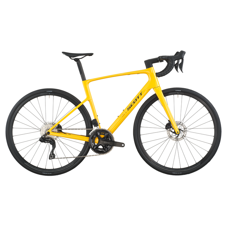 2026 Scott Addict 40 Road Bike In Vivid Yellow