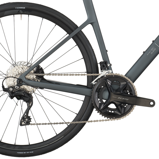 2026 Scott Addict 50 Road Bike In Carbon Grey