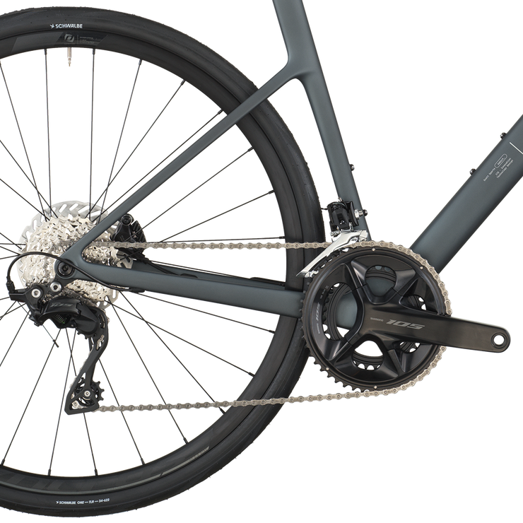 2026 Scott Addict 50 Road Bike In Carbon Grey