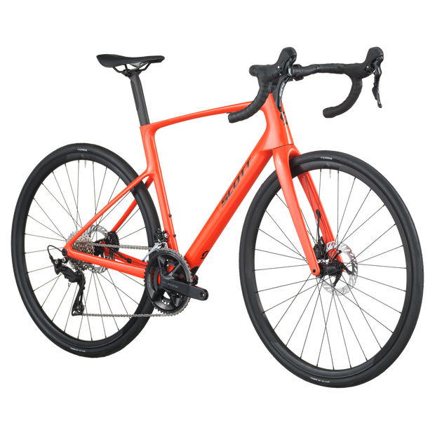 2026 Scott Addict 50 Road Bike In Flame Orange