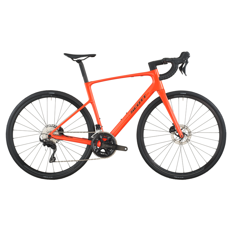 2026 Scott Addict 50 Road Bike In Flame Orange