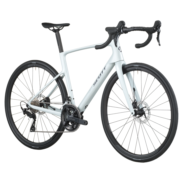 2026 Scott Addict 50 Road Bike In Cumulus White