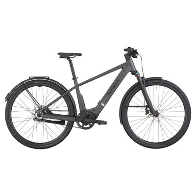 2026 Scott Passage 10 Belt Electric Hybrid Bike In Midnight Grey