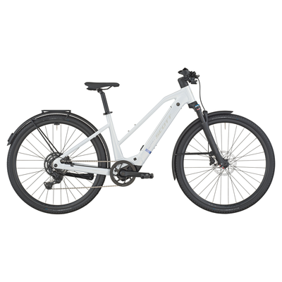 2026 Scott Passage 20 Slope Electric Hybrid Bike In Bianco White