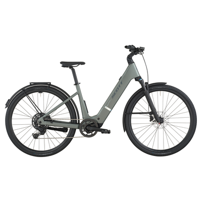 2026 Scott Passage 20 Wave Electric Hybrid Bike In Highland Green