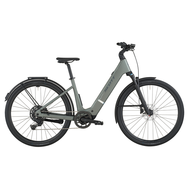 2026 Scott Passage 20 Wave Electric Hybrid Bike In Highland Green