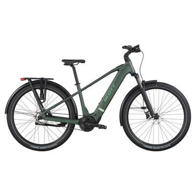 2026 Scott Sub Tour 10 Electric Hybrid Bike In Kelp Green