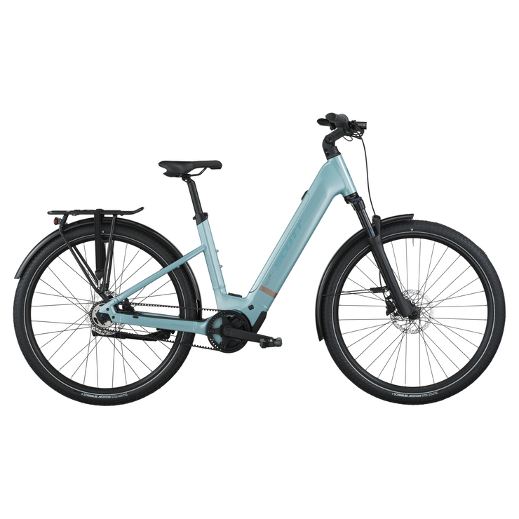 2026 Scott Sub Tour 30 Wave Electric Hybrid Bike In Sterling Blue