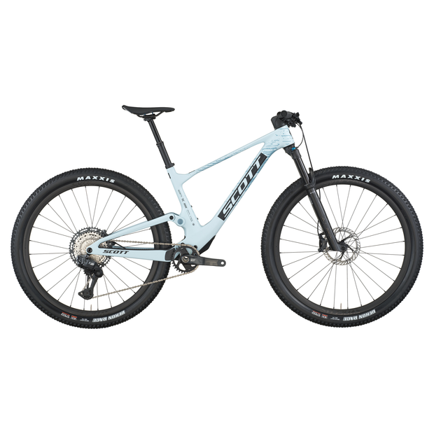 2026 Scott Spark Rc Pro Full Suspension Mountain Bike In Azure White