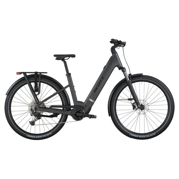2026 Scott Sub Sport 10 Wave Electric Hybrid Bike In Midnight Grey