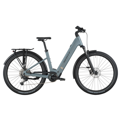 2026 Scott Sub Sport 20 Wave Electric Hybrid Bike In Hematite Blue