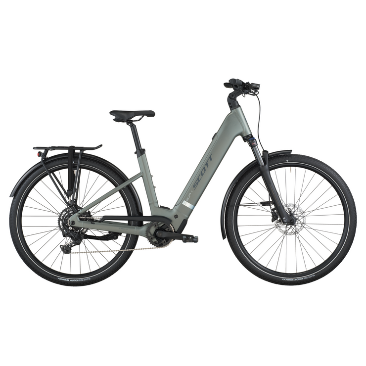 2026 Scott Sub Sport 30 Wave Electric Hybrid Bike In Highland Green