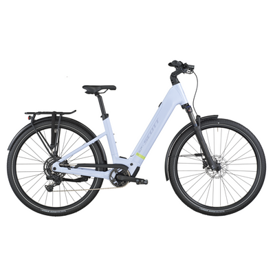 2026 Scott Sub Sport 30 Wave Electric Hybrid Bike In Icy Blue
