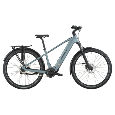 2026 Scott Sub Tour 40 Electric Hybrid Bike In Hematite Blue