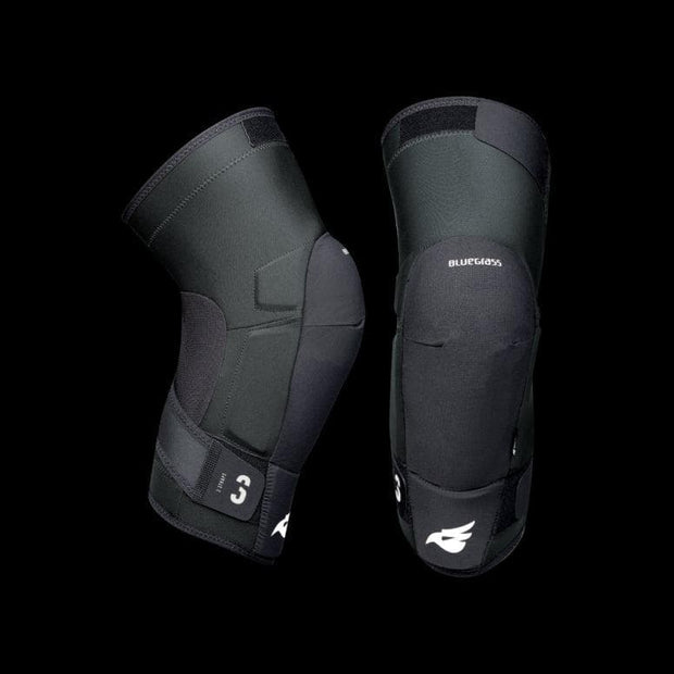 Bluegrass 3Strap Knee Pads - Black - Medium