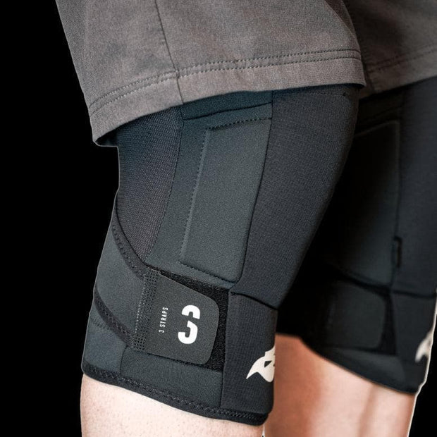 Bluegrass 3Strap Knee Pads - Black - X-Large