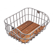 Brooks Peckham Low Basket - Silver -