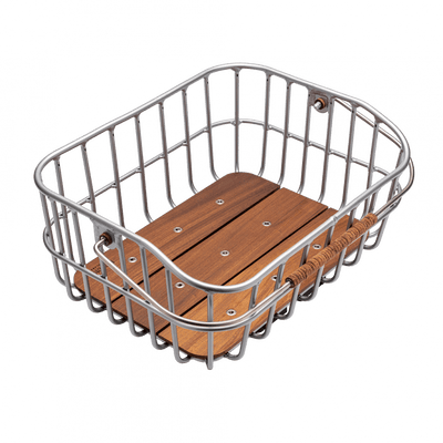 Brooks Peckham Low Basket - Silver -