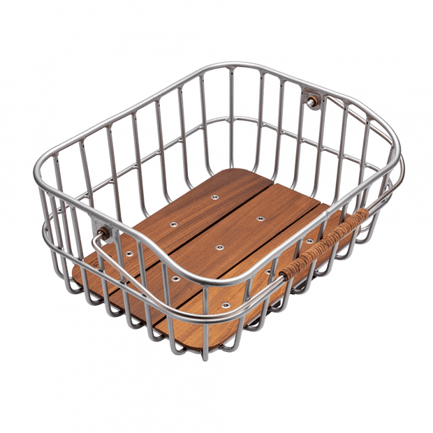 Brooks Peckham Low Basket - Silver -