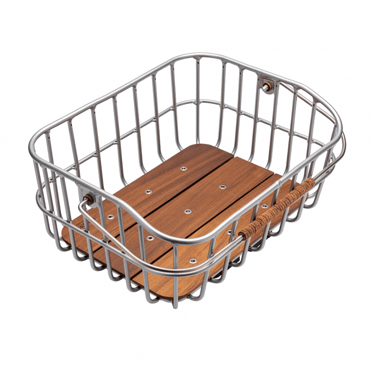 Brooks Peckham Low Basket - Silver -